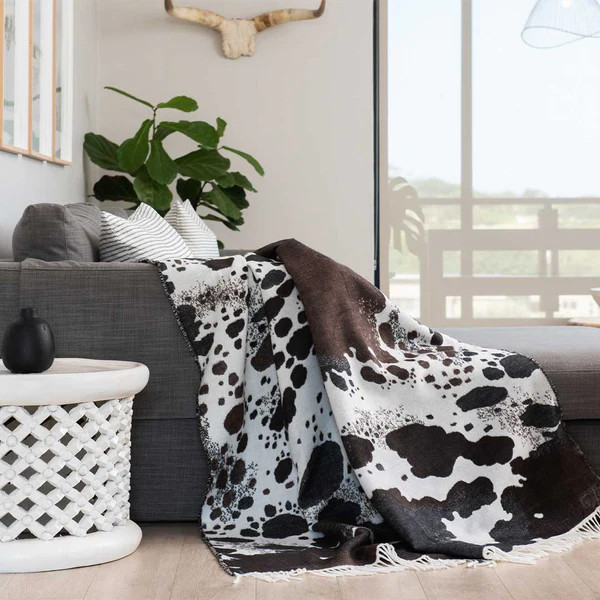 African Nguni Cattle Throw and Blanket | Thula Tula
