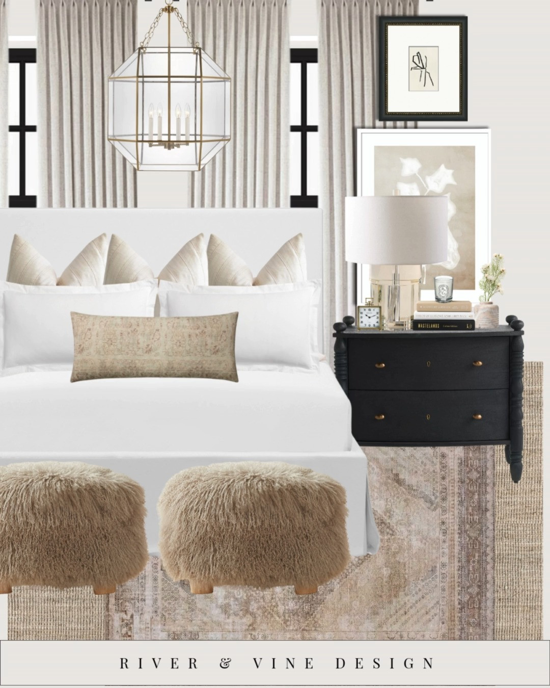 This is the kind of bedroom you actually sleep better in.

Soft, quiet layers instead of visual noise.
Warm neutrals that don’t spike contrast right before bed.
Textures that feel calming, not stimulating.

Think: upholstered forms, low-sheen finishes, grounded furniture, and lighting that feels ambient instead of harsh. Nothing here is trying to be the star — it all works together to make the room feel settled.

All pieces linked to recreate the look 👇 

 #LTKHome