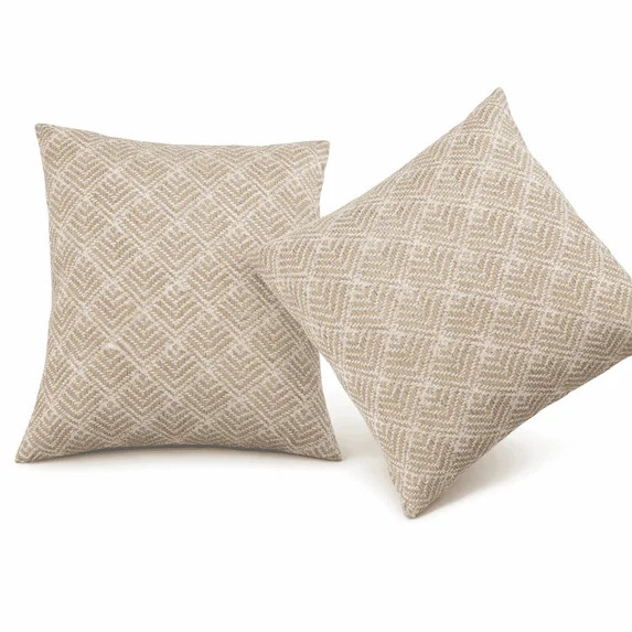 2 Pack Outdoor Throw Pillows, Waterproof & Fade-Resistant Patio Cushions, 18x18 Inch Decorative O... | Walmart (US)