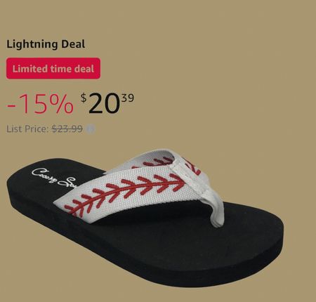 Baseball sandals on sale! 

Baseball sandals for women 

#LTKshoecrush #LTKfindsunder50 #LTKstyletip
