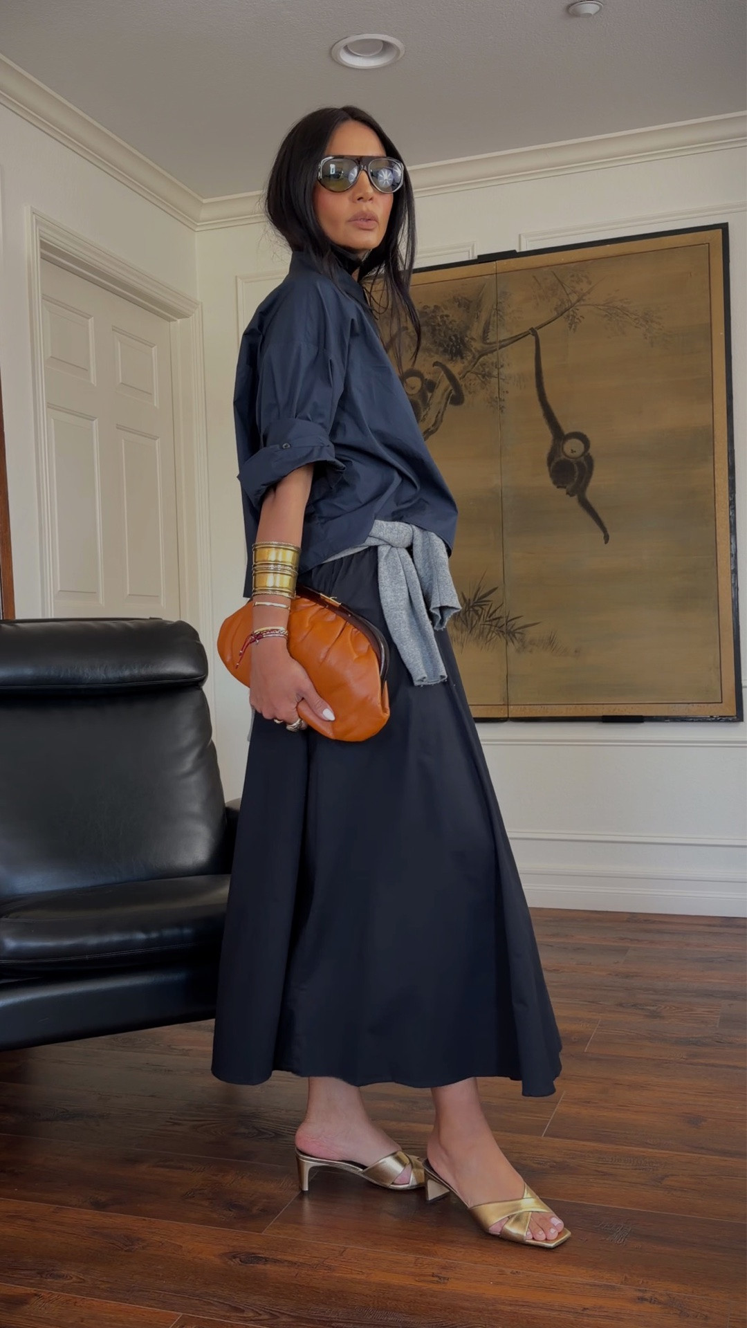 Skirt and glasses are from previous season, but I’ve linked similar pieces available now. Wearing M/L in the top. Sandals fit true to size.

#LTKdayinmylife #LTKootd #LTKOver40