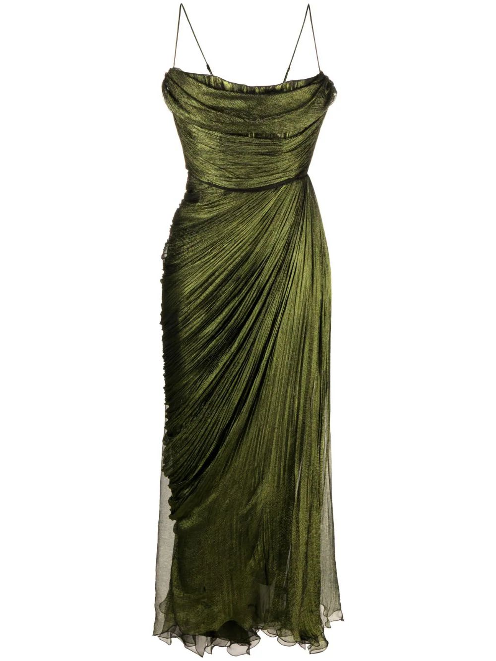 The DetailsMaria Lucia HohanSiona draped silk dressMaria Lucia Hohan’s Siona dress speaks to th... | Farfetch Global