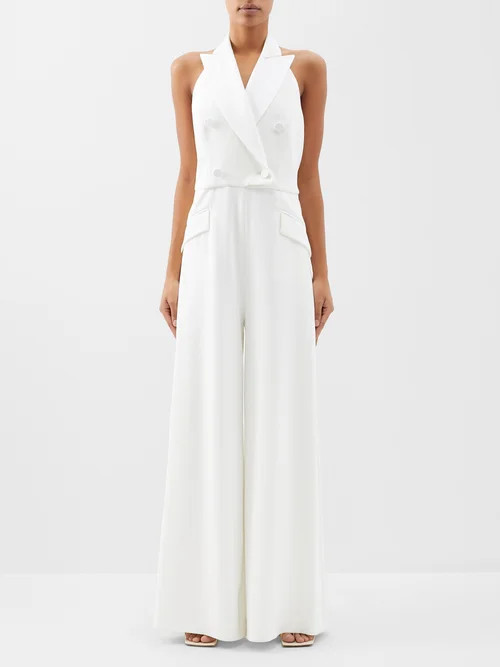 Max Mara - Selva Jumpsuit - Womens - White | Matches (US)