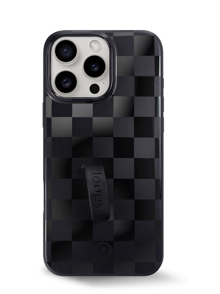 Loopy Cases - Midnight Checkered | Loopy Cases