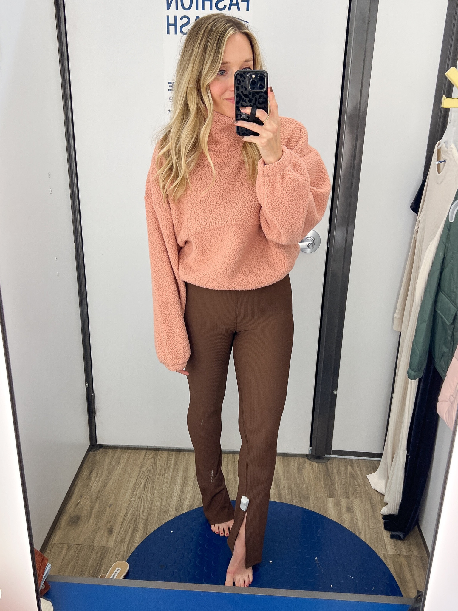 Old Navy active where is included in the 50% off sale. Love this split hem pair of flare leggings. 

#LTKsalealert #LTKSeasonal