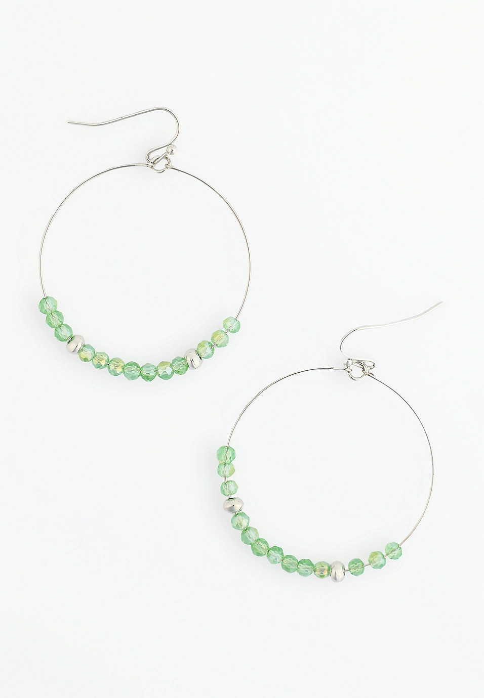 Beaded Hoop Earrings | Maurices