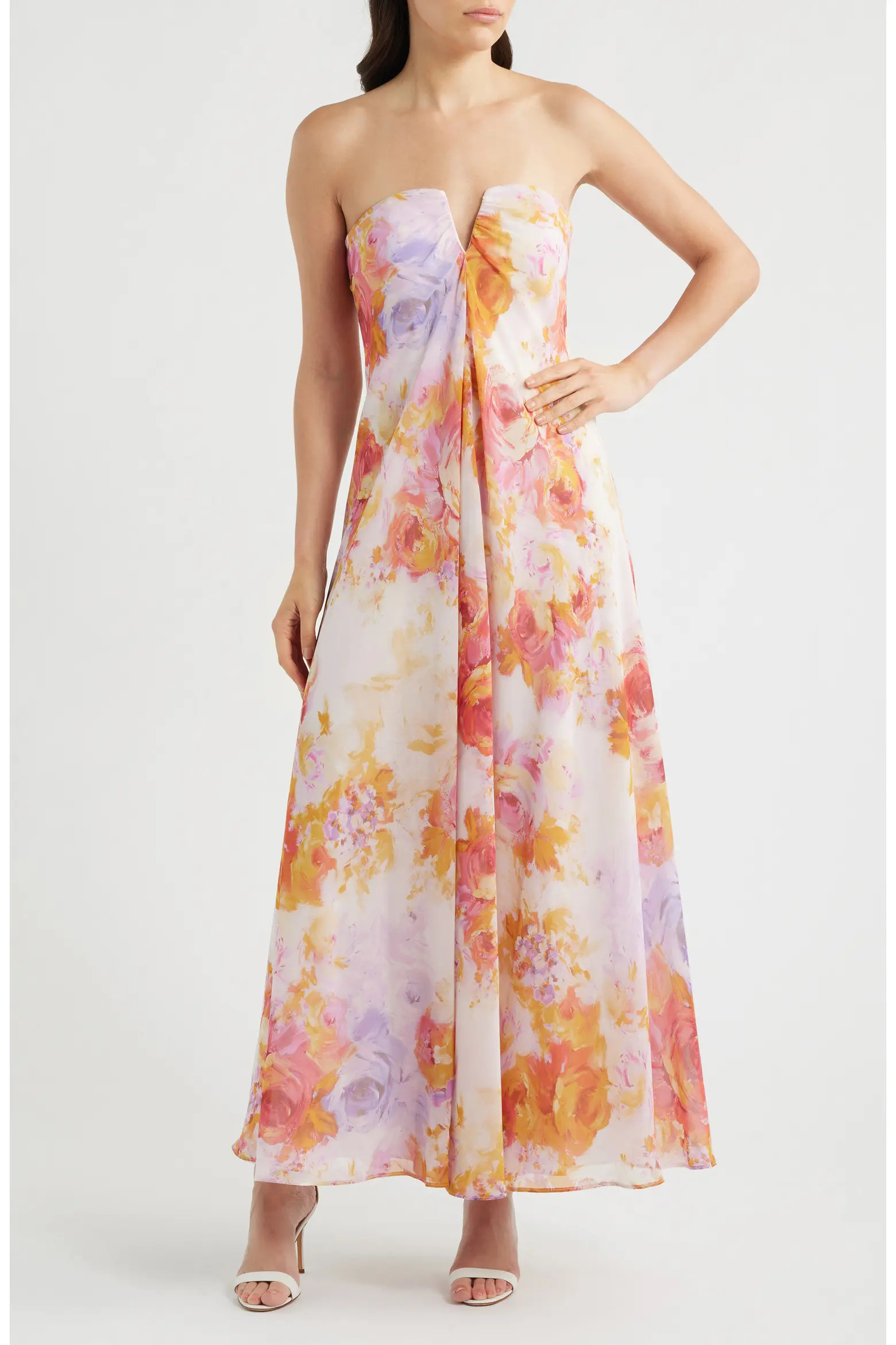The Emerson Floral Strapless Dress (Women) | Nordstrom | Nordstrom