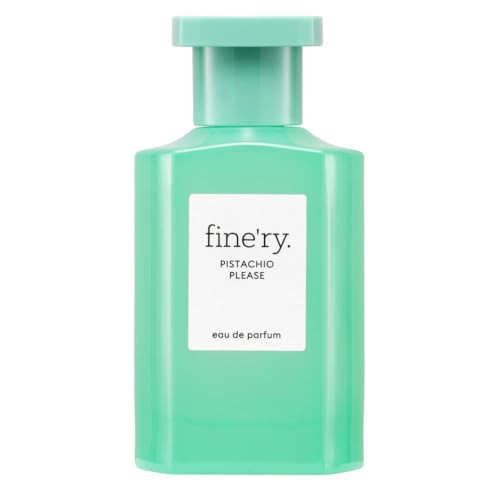 Fine'ry Pistachio Please Gourmand Vanilla Perfume – Long-Lasting Parfum for Women - Roasted Almond, Sweet Vanilla Milk - Warm, Full Size Hair & Body Cologne Fragrance, Vegan (60mL) | Amazon (US)