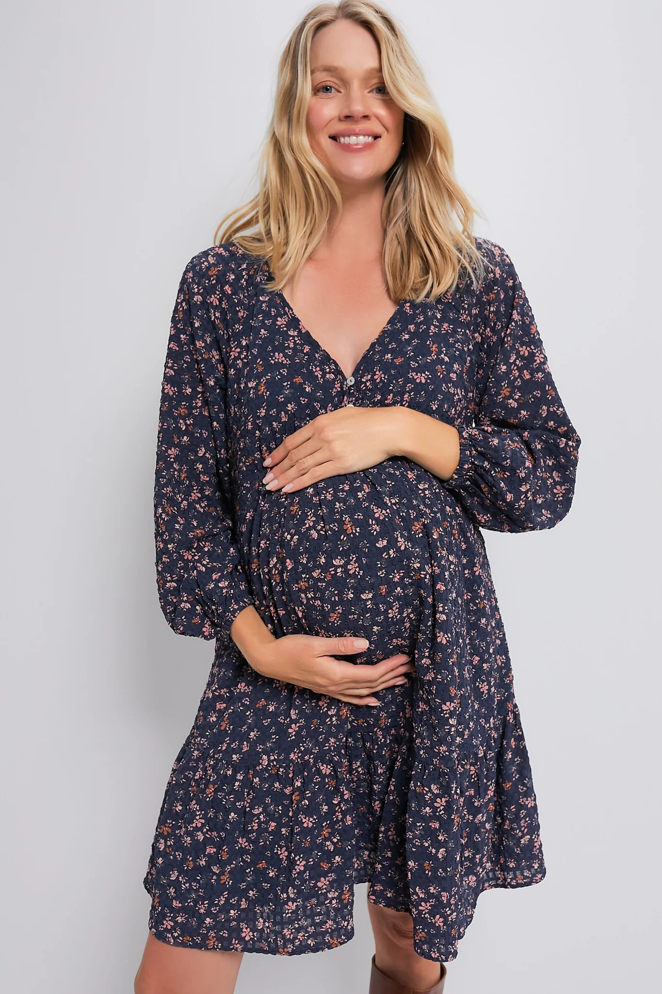 Navy Poetry Floral The Kelsey Dress | Tuckernuck (US)