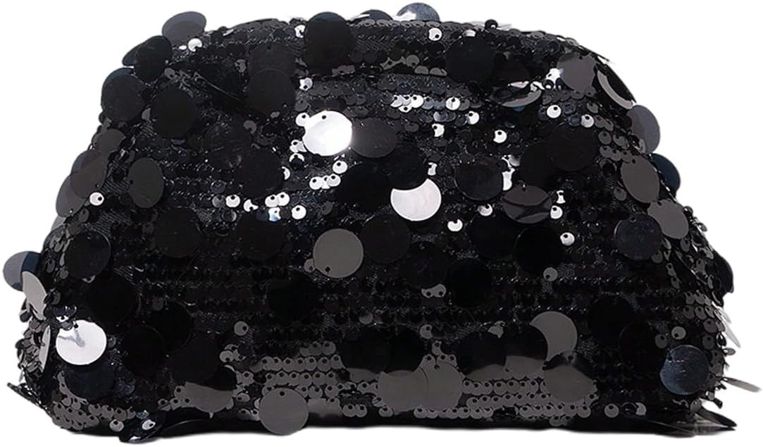QWINEE Women's Sequin Evening Handbags Y2k Cloud Clutch Purse Party Wedding Bags | Amazon (US)
