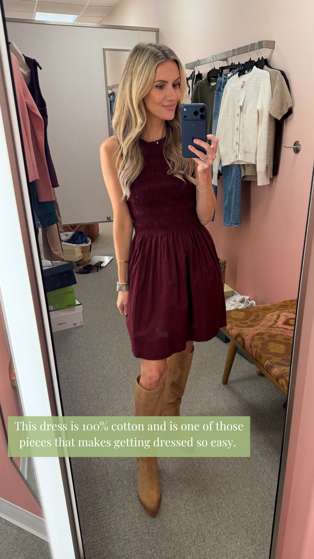Obsessed with this burgundy dress! 

 #LTKgrwm #LTKootd #LTKmomlife