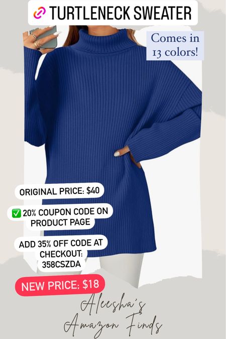 Amazon deals today
Amazon finds
Turtleneck sweater
Fall outfit
Winter outfit 

#LTKCyberWeek #LTKstyletip #LTKfindsunder50