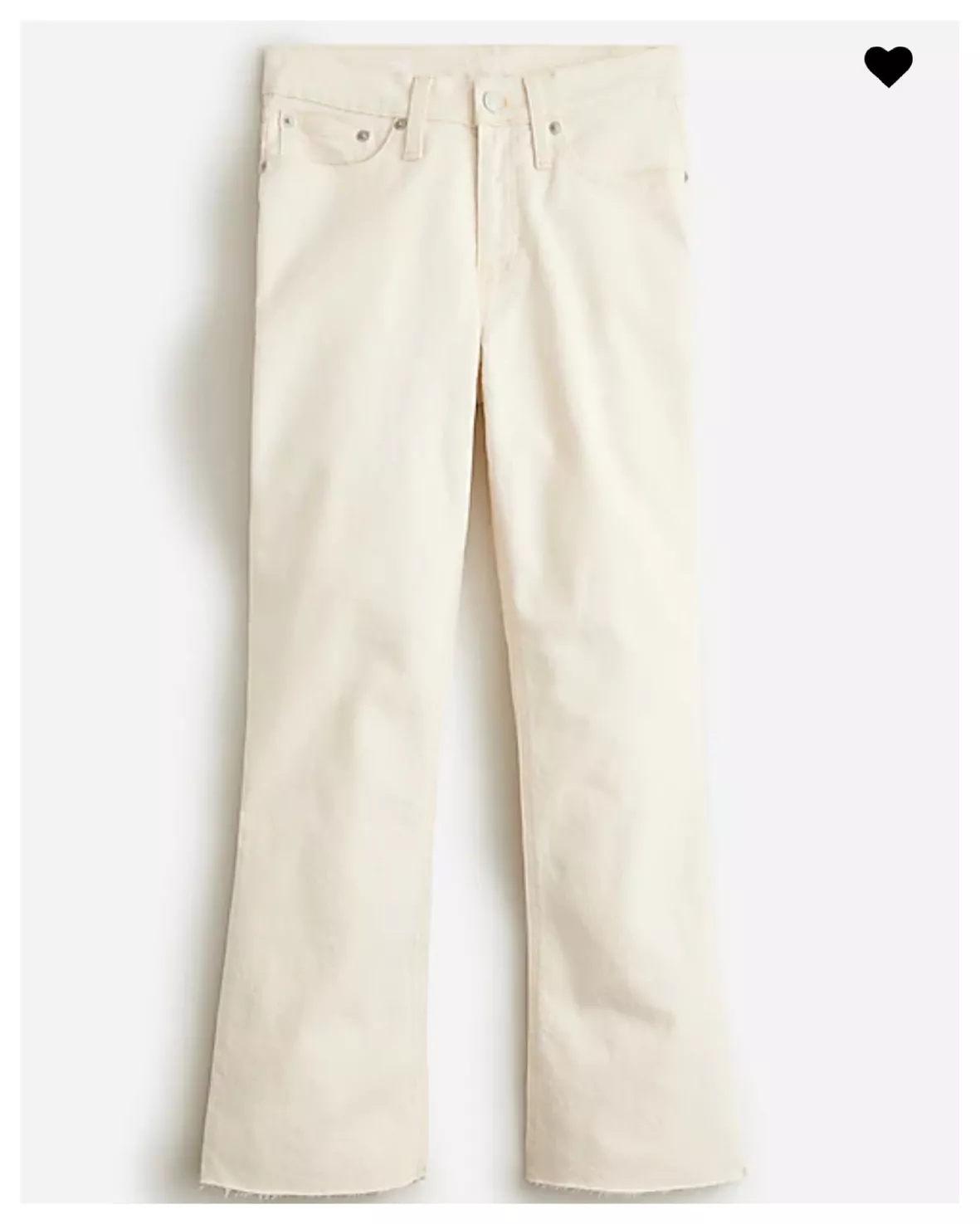 9 demi-boot crop jean in white … curated on LTK