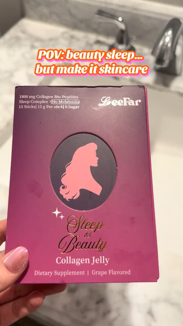 Beauty sleep… but make it part of your routine ✨  

I’ve been trying the Leefar Sleep + Beauty Collagen Jelly Sticks — an easy little nighttime addition designed to support skin while you sleep. No mixing, no pills, just one jelly stick before bed.  

Such a simple way to add a little extra beauty support to your nighttime routine.  

Tap to shop if you want to try them 💫  

#BeautyRoutine #CollagenSupport #BeautySleep #SkincareFromWithin #NightRoutine 

#LTKdayinmylife #LTKselfcare #LTKBeauty