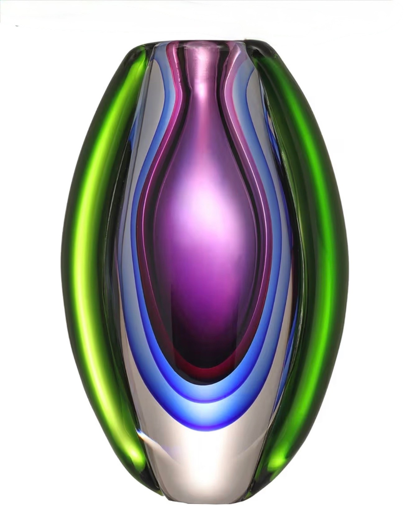 Luxury Lane Hand Blown Sommerso Oval Art Glass Vase for Decor Centerpiece Table Decoration Purple 8.5 inch Tall


#LTKGiftGuide #LTKHome #LTKHoliday