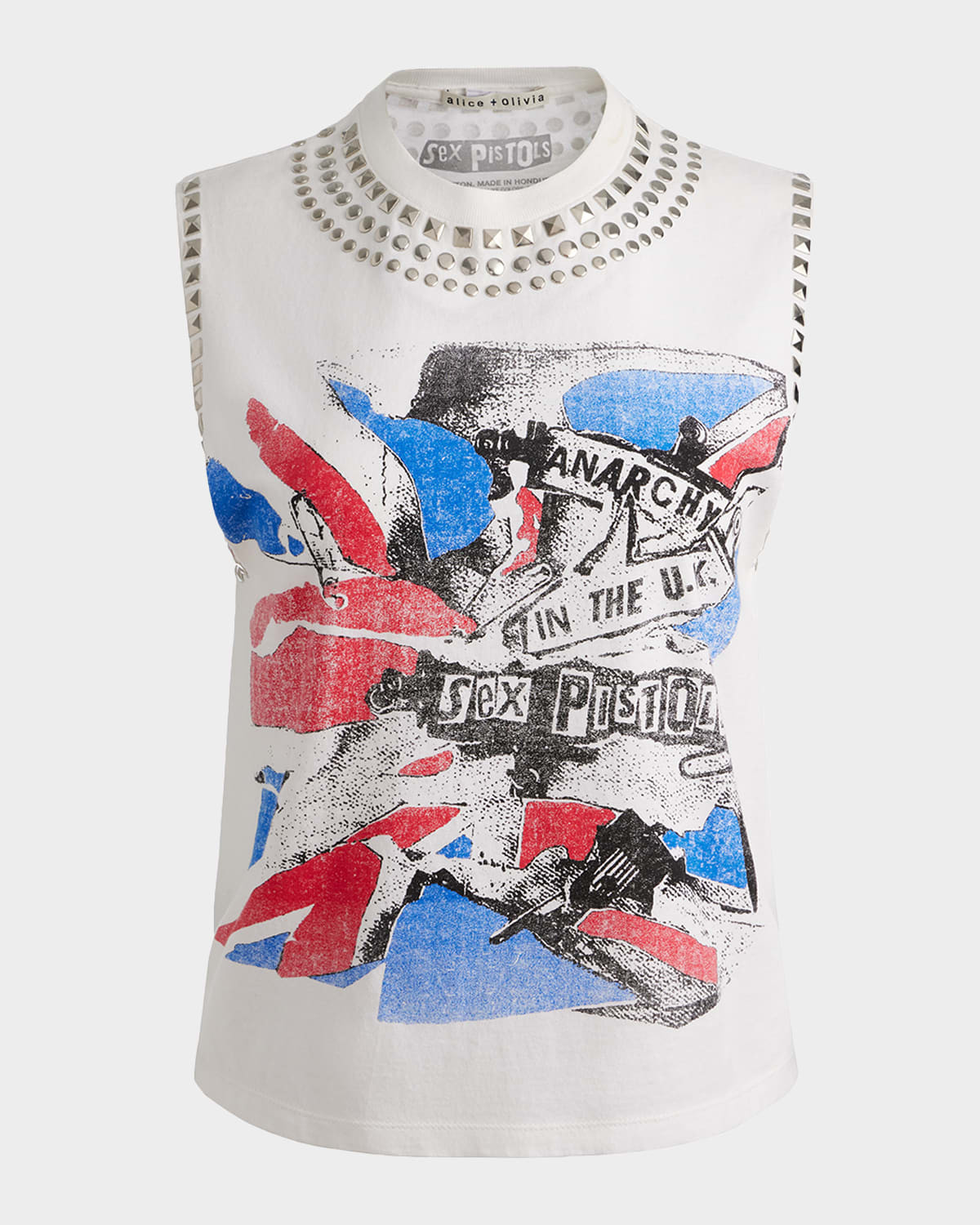 Micah Embellished Muscle Tee | Neiman Marcus