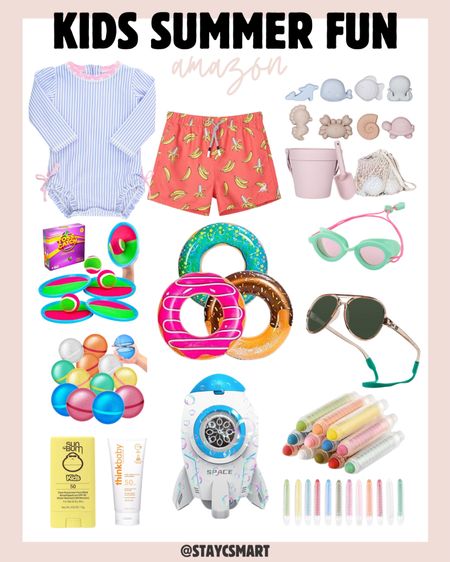 Amazon will have you and your kiddos prepared to have a great summer with all of these products !🍉☀️

Amazon finds - kids swimwear - kids pool toys - pool float - summer toys - kids summer fun

#LTKFindsUnder50 #LTKKids #LTKSeasonal