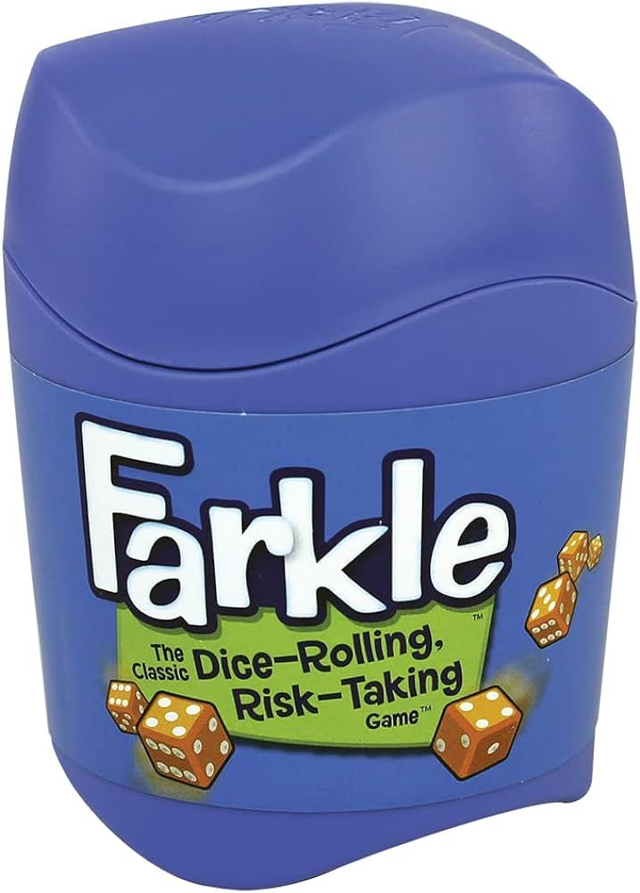 PlayMonster Farkle Classic Dice Game - Family Game Night - Easy to Travel - Ages 8+ | Amazon (US)