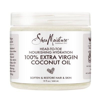 SheaMoisture 100% Extra Virgin Coconut Oil - 15 fl oz | Target