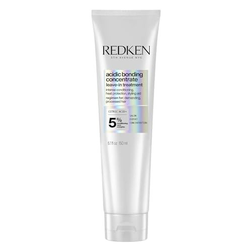 Redken Acidic Bonding Concentrate Leave In Conditioner - Hair Repair Treatment For Damaged Hair, Bond Building & Strengthening, Heat Protection | Amazon (US)
