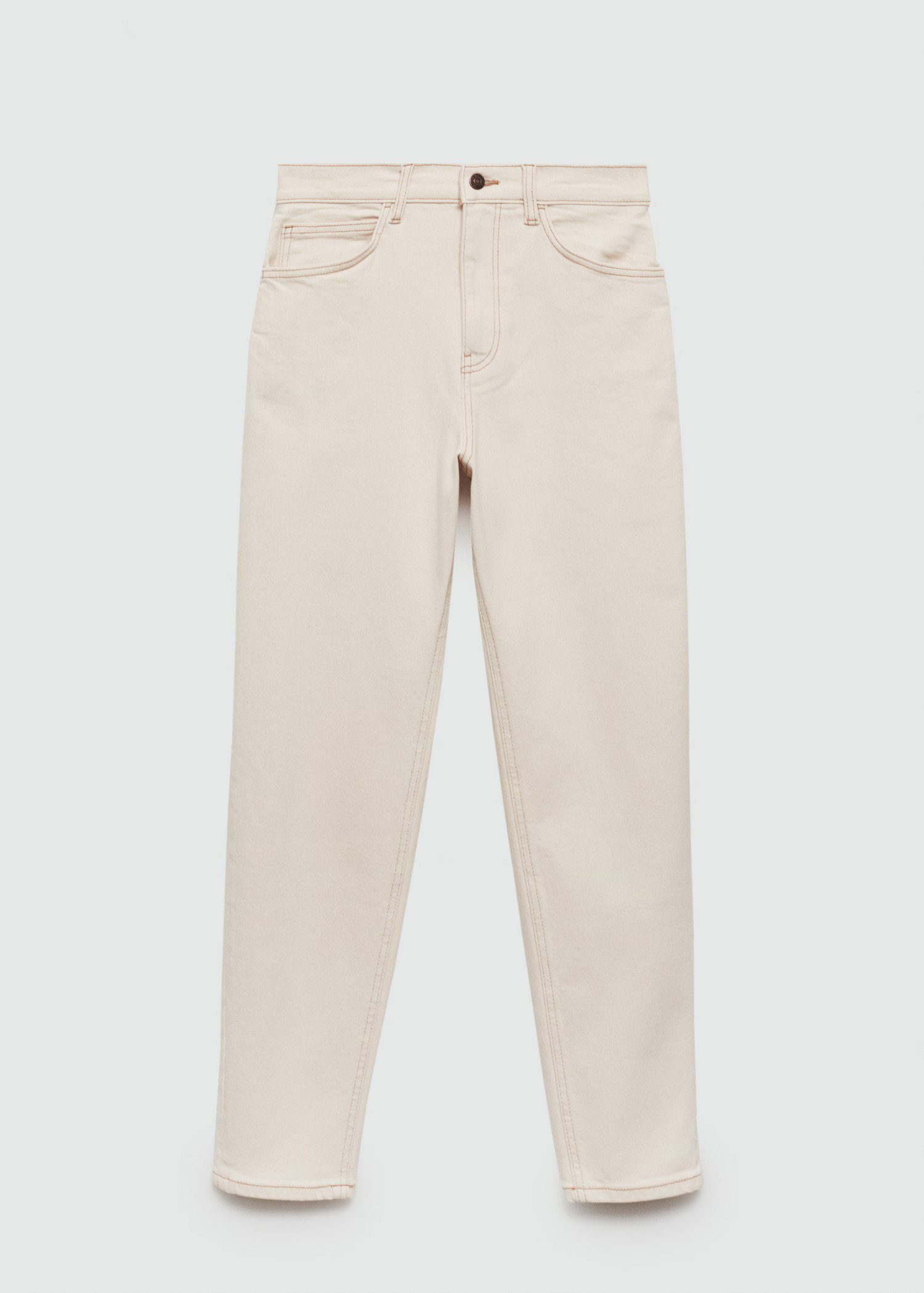 Newmom comfort high-rise jeans - Women | MANGO USA | Mango (US/MX/AU)