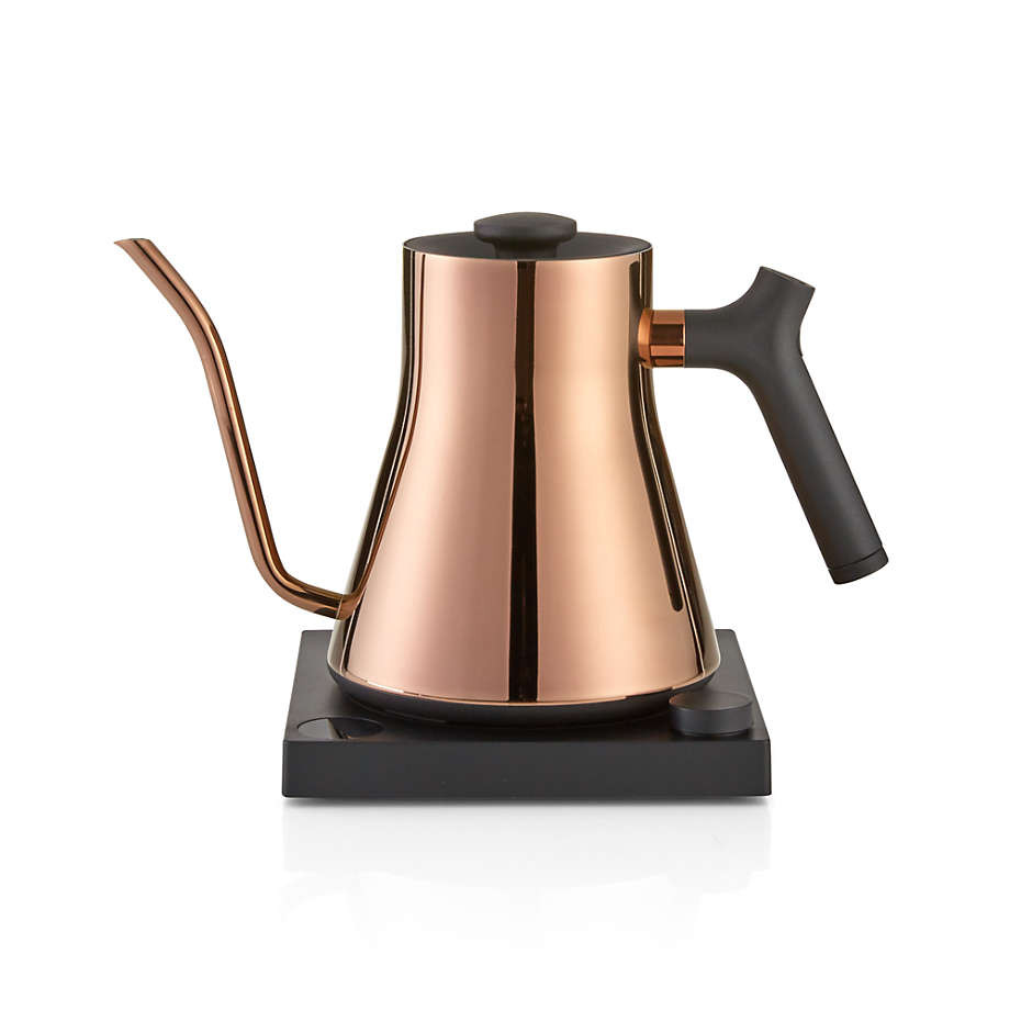 Fellow Stagg EKG Copper Electric Pour-Over Tea Kettle + Reviews | Crate & Barrel | Crate & Barrel