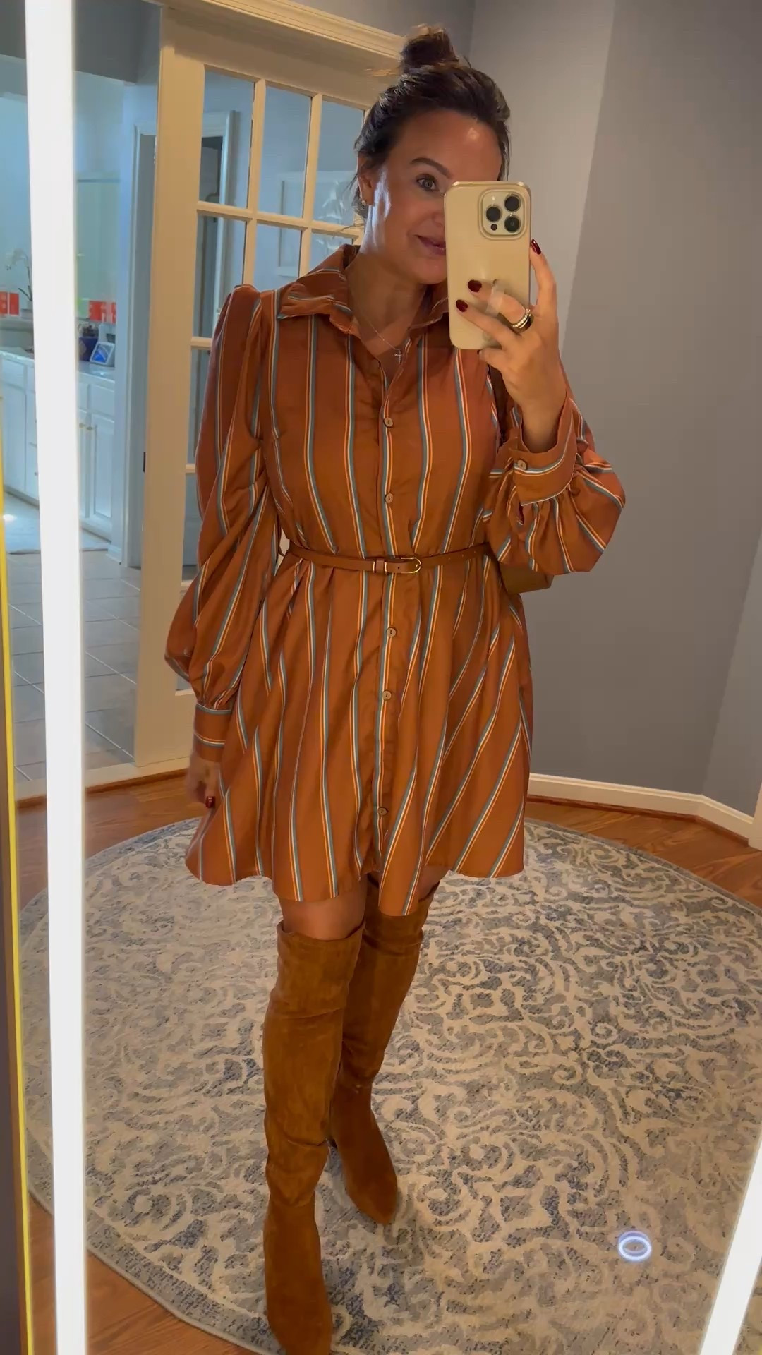 having an all brown moment today 🤎

size down in the dress - it’s oversized. I took my normal medium but definitely should’ve done a small 

#LTKSaleAlert #LTKFindsUnder50 #LTKSeasonal