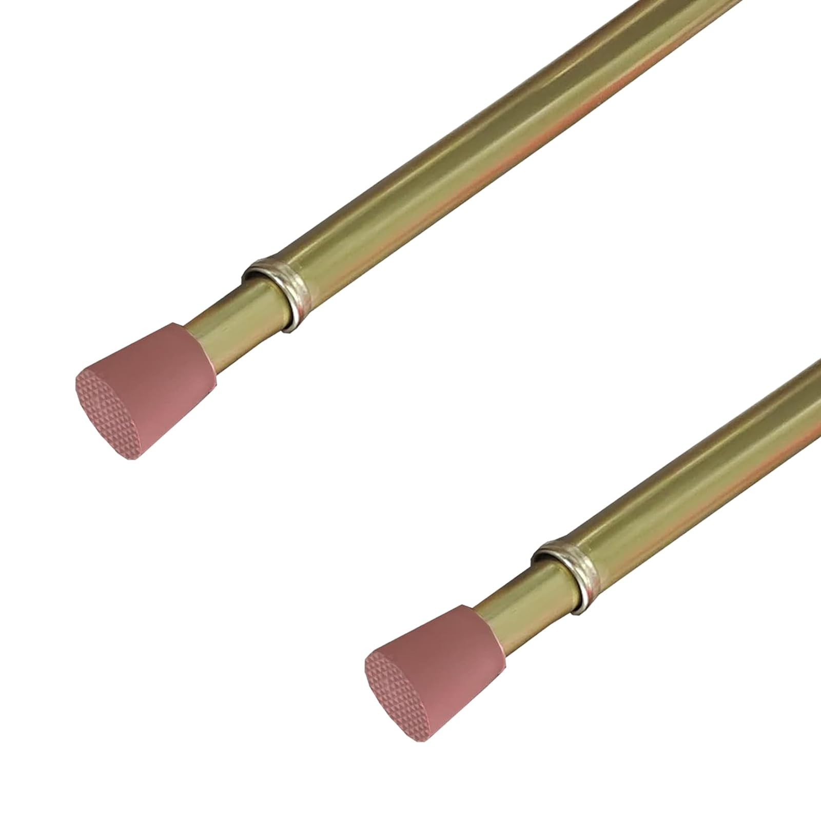 Regular Duty Lightweight Tension Rod 7/16" Diameter Adjusts from 18-28 Inches Brass Finish (2PCS) | Amazon (US)