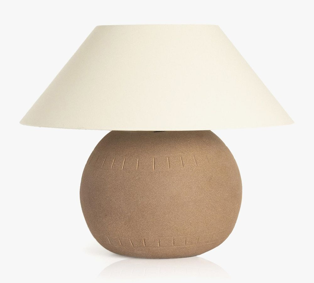 Pyla Round Ceramic Table Lamp | Pottery Barn (US)