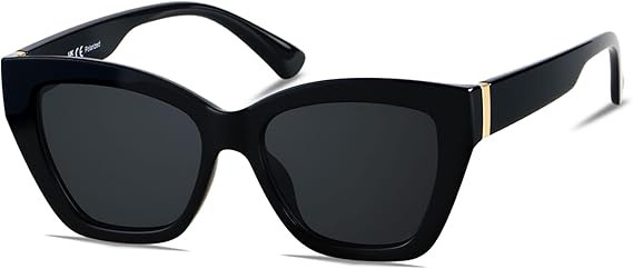 ANDWOOD Trendy Cute Cat Eye Polarized Sunglasses for Women Fashion Cateye Sunnies Lentes de sol p... | Amazon (US)