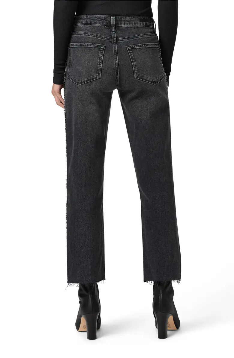 Mason Rhinestone Ankle Straight Leg Jeans | Nordstrom