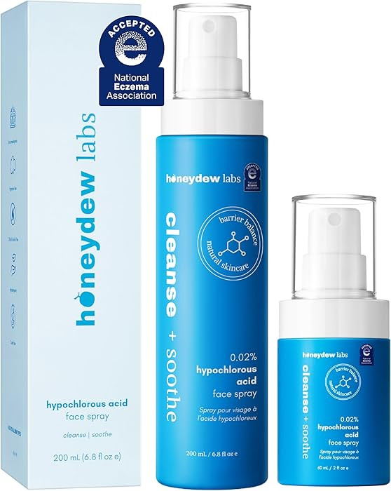 Hypochlorous Acid Spray – Dermatologist Tested HOCl Facial Cleanser for Sensitive, Acne-Prone &... | Amazon (US)