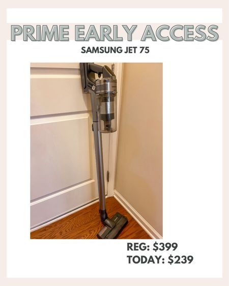 We LOVE our Samsung jet 75 vacuum! On sale today for Amazon Prime Early access sale. 

#LTKhome #LTKsalealert