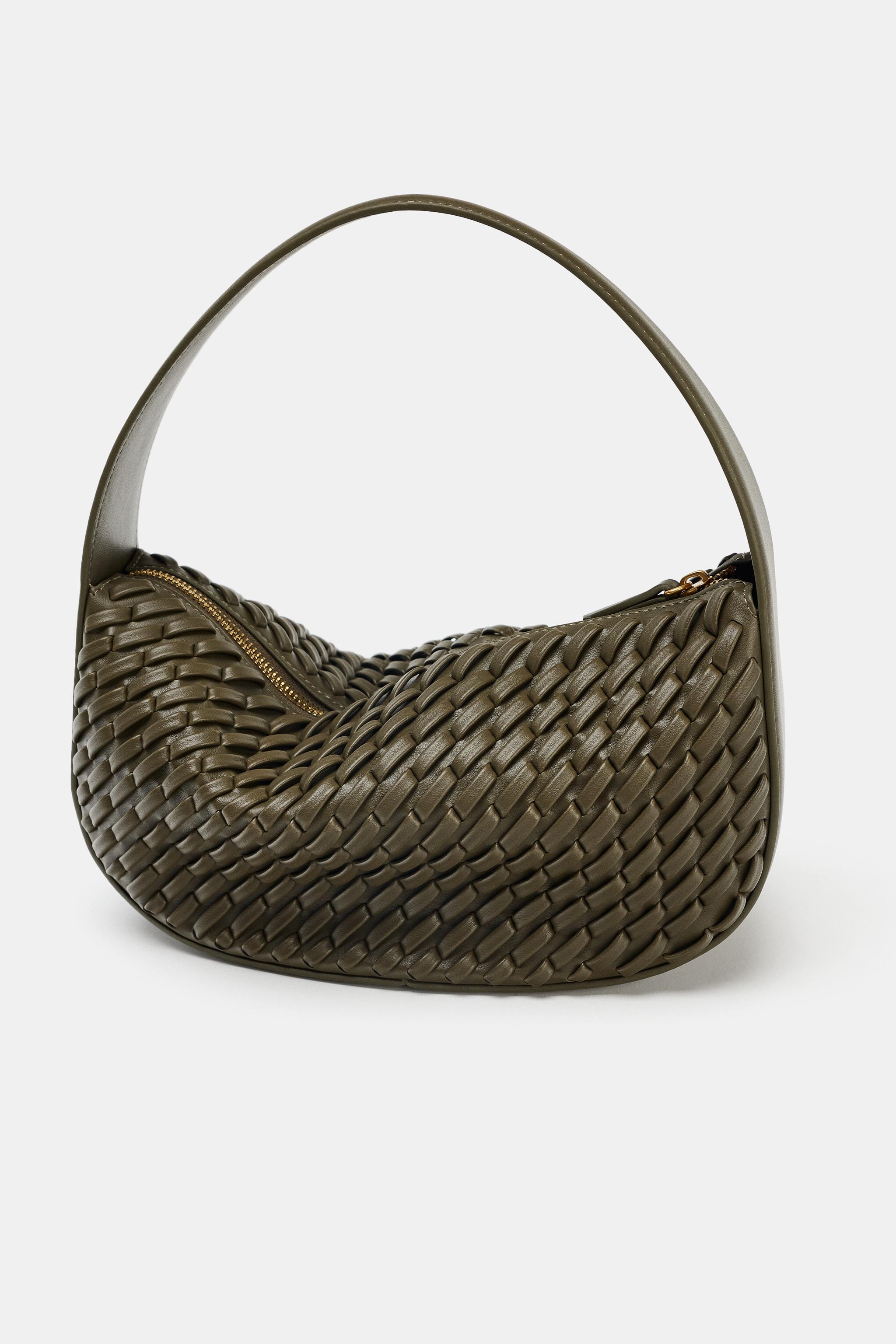 WOVEN-EFFECT HANDBAG | Zara UK