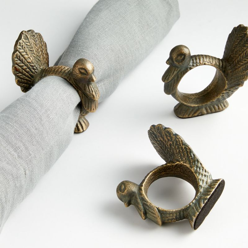 Turkey Napkin Ring + Reviews | Crate and Barrel | Crate & Barrel