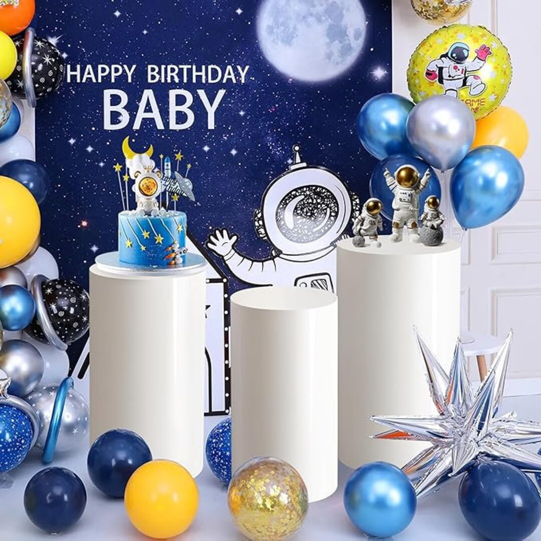 3 Pcs Set Small Stable Durable Cylinder Stand Pedesta Stand L Plinth Display Cake Stands Wedding ... | Etsy (US)