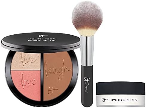 IT Cosmetics Instant Vitality Set - Bye Bye Pores Pressed Finishing Powder + YMBY Anti-Aging Matt... | Amazon (US)
