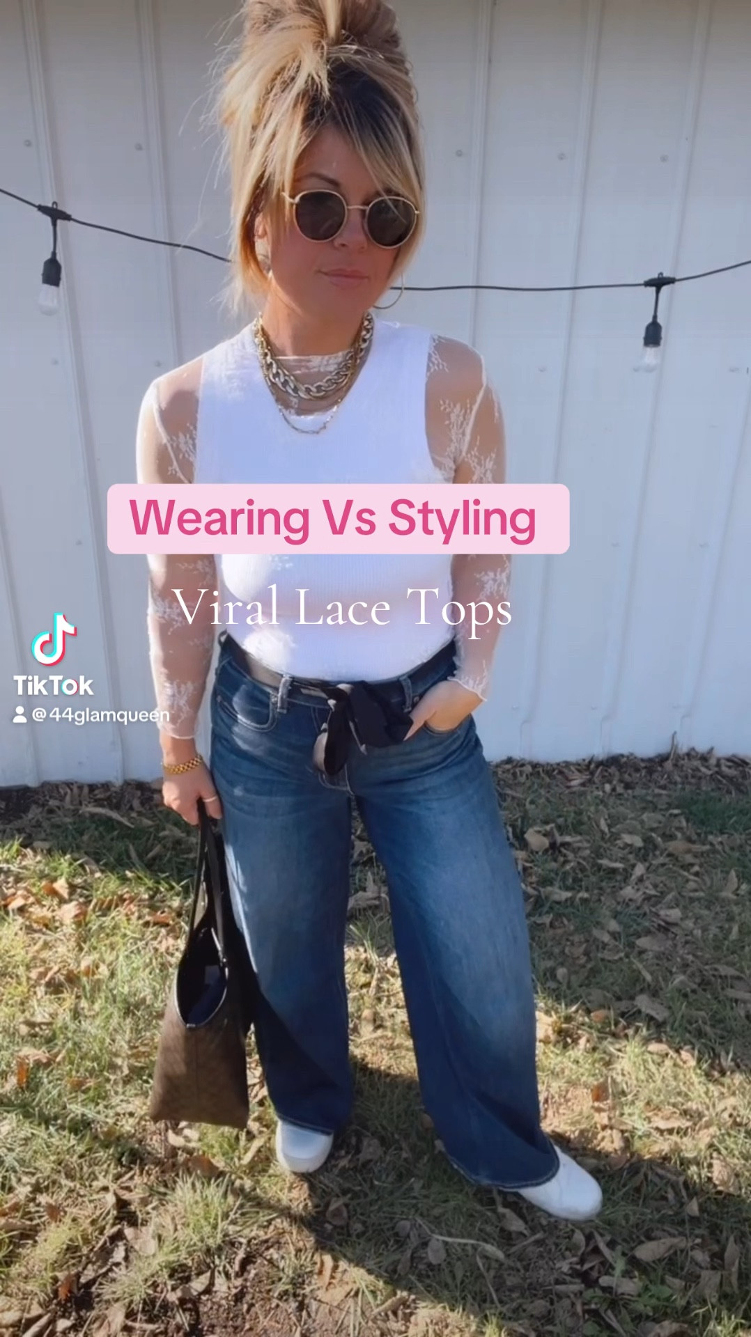 Winter outfits 
Viral lace top from Amazon in white 
Wide leg jeans 


#LTKOver40 #LTKHoliday #LTKWatchNow