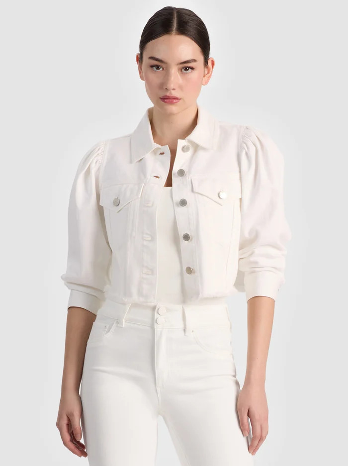 LANA DENIM JACKET | Alice + Olivia