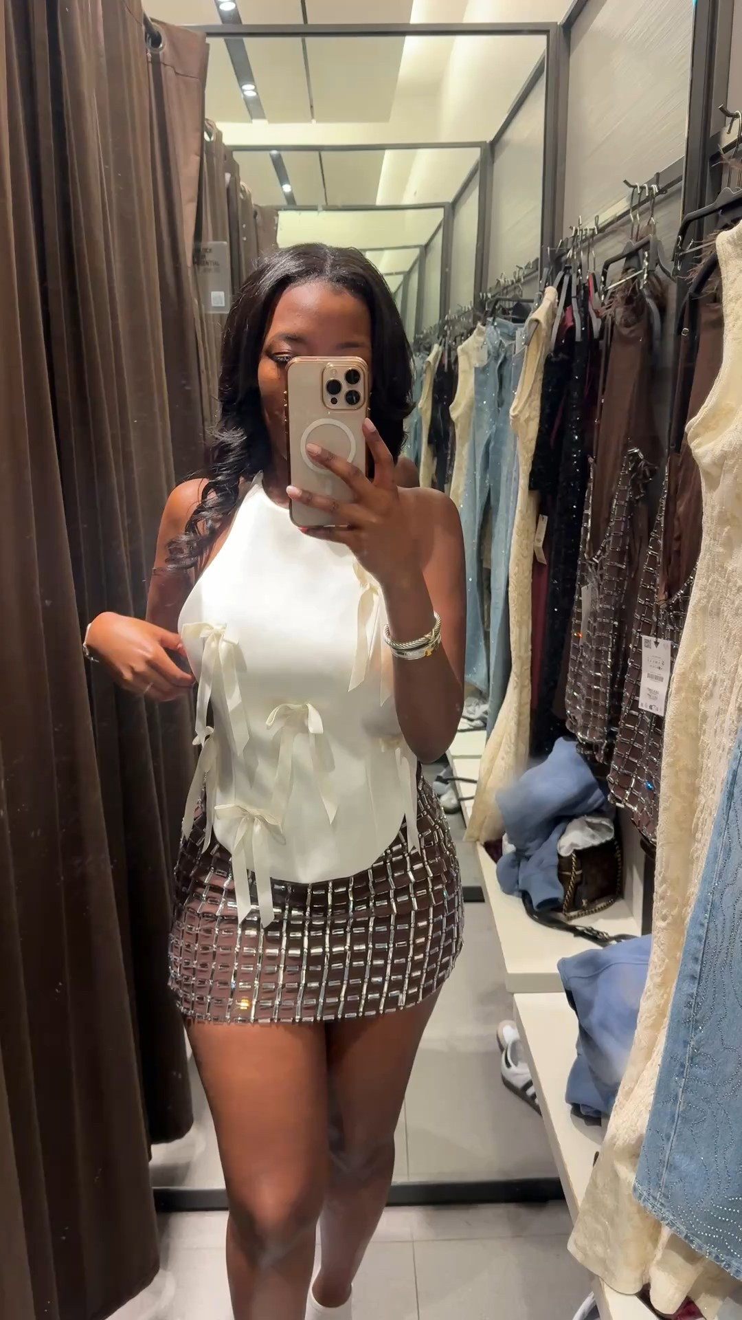 The skirt version….. I can’t decide which one I like best. Perfect for holiday pictures or New Year’s Eve. 

#LTKHoliday #LTKootd #LTKgrwm