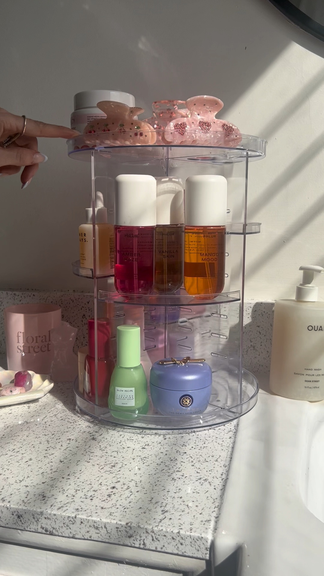 Beauty organizer!

Rotating organizer, acrylic organizer, skincare organizer, makeup organizer, perfume organizer, fragrance organizer, bathroom organizer, home organizer, amazon organizer, skincare organization, makeup organization, beauty organization, perfume organization, fragrance organization, bathroom organization, home organization, amazon organization, skincare,  fragrance, perfume, claw clips, glow recipe, Tatcha, phlur, sol de janeiro, sephora sale finds

#LTKxSephora #LTKVideo #LTKbeauty