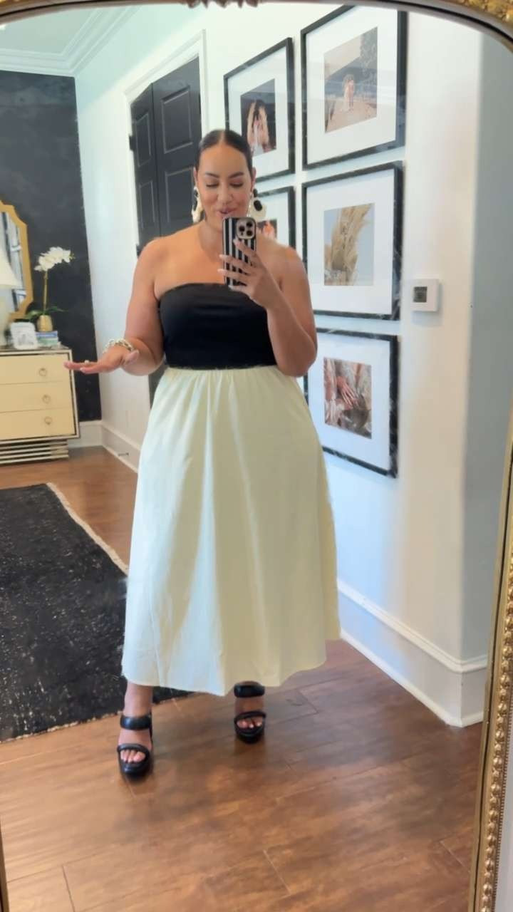 The cutest Amazon tube top dress for spring + summer 🤍 

 #LTKFindsUnder50 #LTKStyleTip #LTKPlusSize