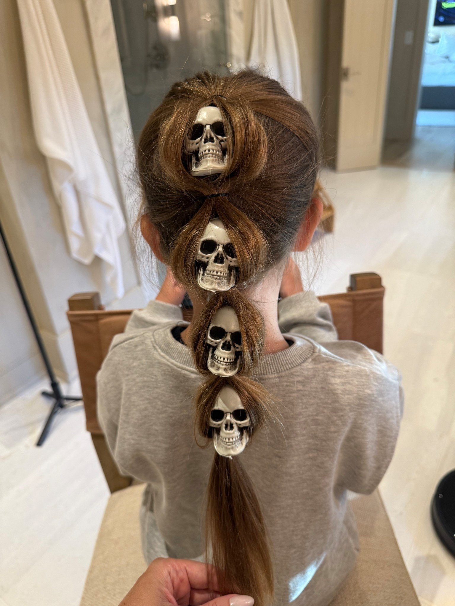 Easy #halloweenhair 💀