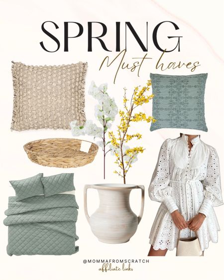 Spring home decor finds and spring stems, spring florals that will make your home look amazing! Spring quilt, spring pillows, Walmart home decor, spring dress, vases

#LTKSpringSale #LTKSeasonal #LTKfindsunder100