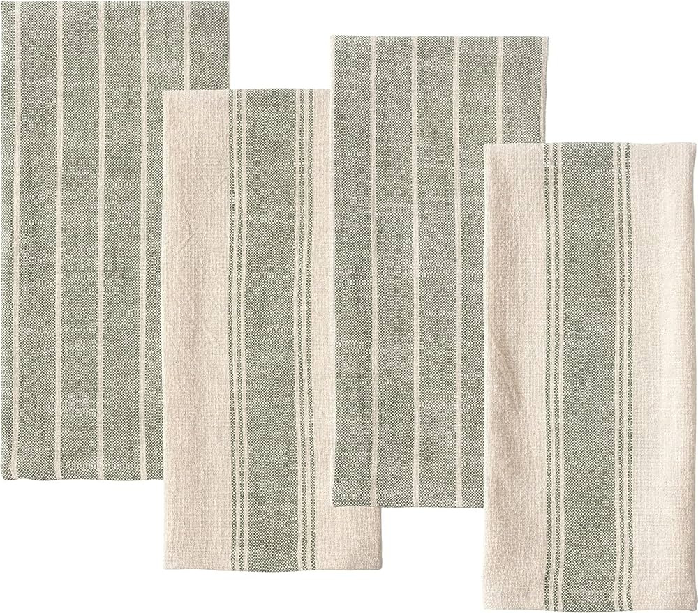 KAF Home Natural Rustic Farmhouse Slubbed Kitchen Towel | 100% Cotton Dish Towel, 18 x 28 Inches ... | Amazon (US)