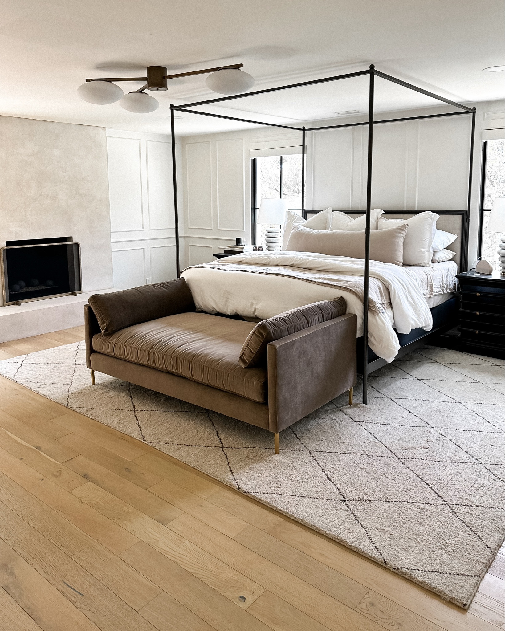 Bed is RH - linked similar 
Primary bedroom, home decor 

#LTKStyleTip #LTKHome