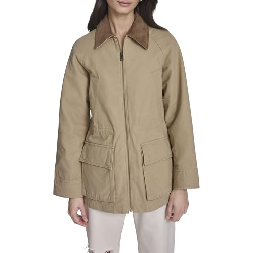 Levi's Women's Cotton Barn Jacket, Tan Cinch Waist, Small | Amazon (US)