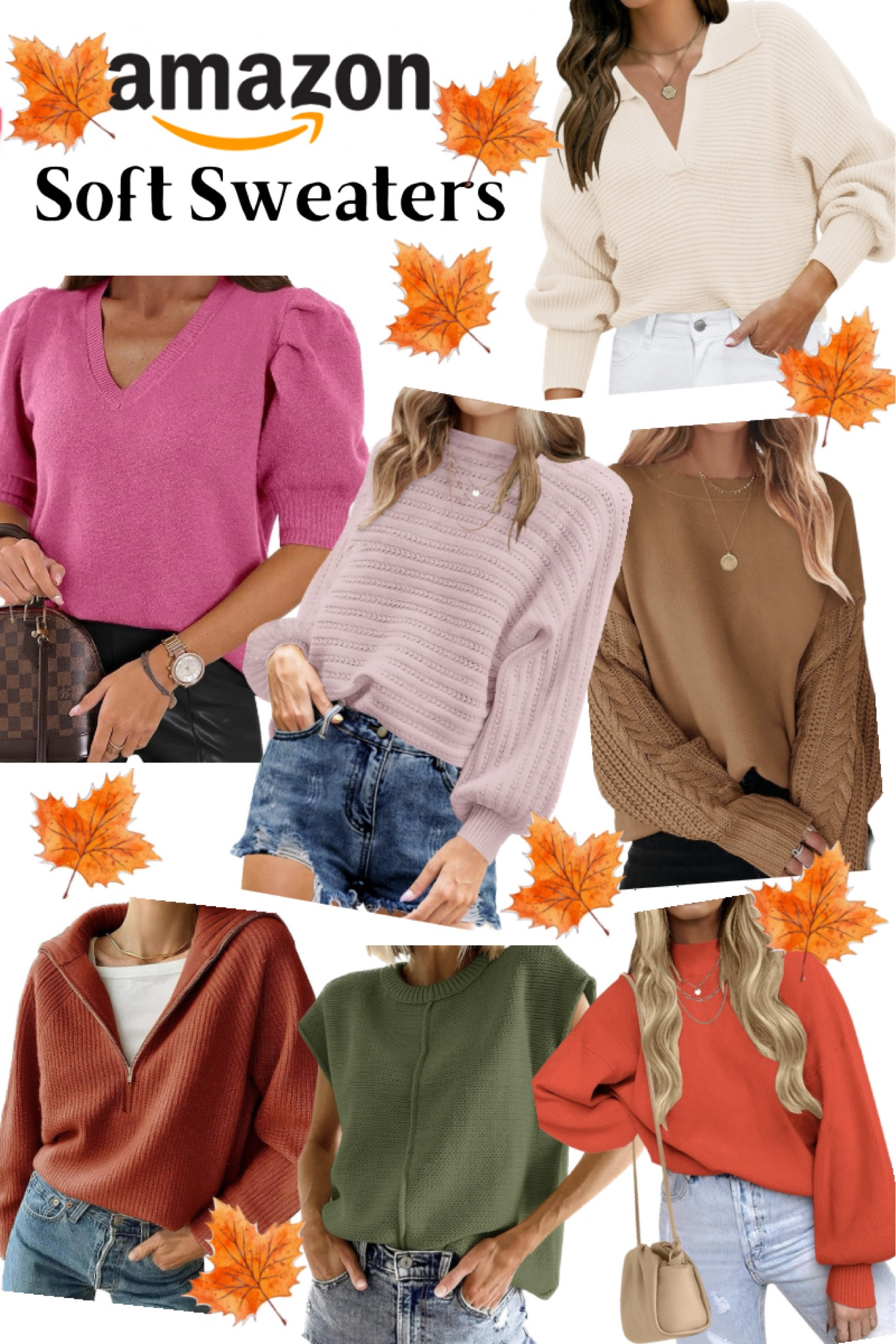 The softest, cutest Fall Sweaters from Amazon #amazon #fallfashion #sweaters

#LTKunder50 #LTKstyletip #LTKsalealert