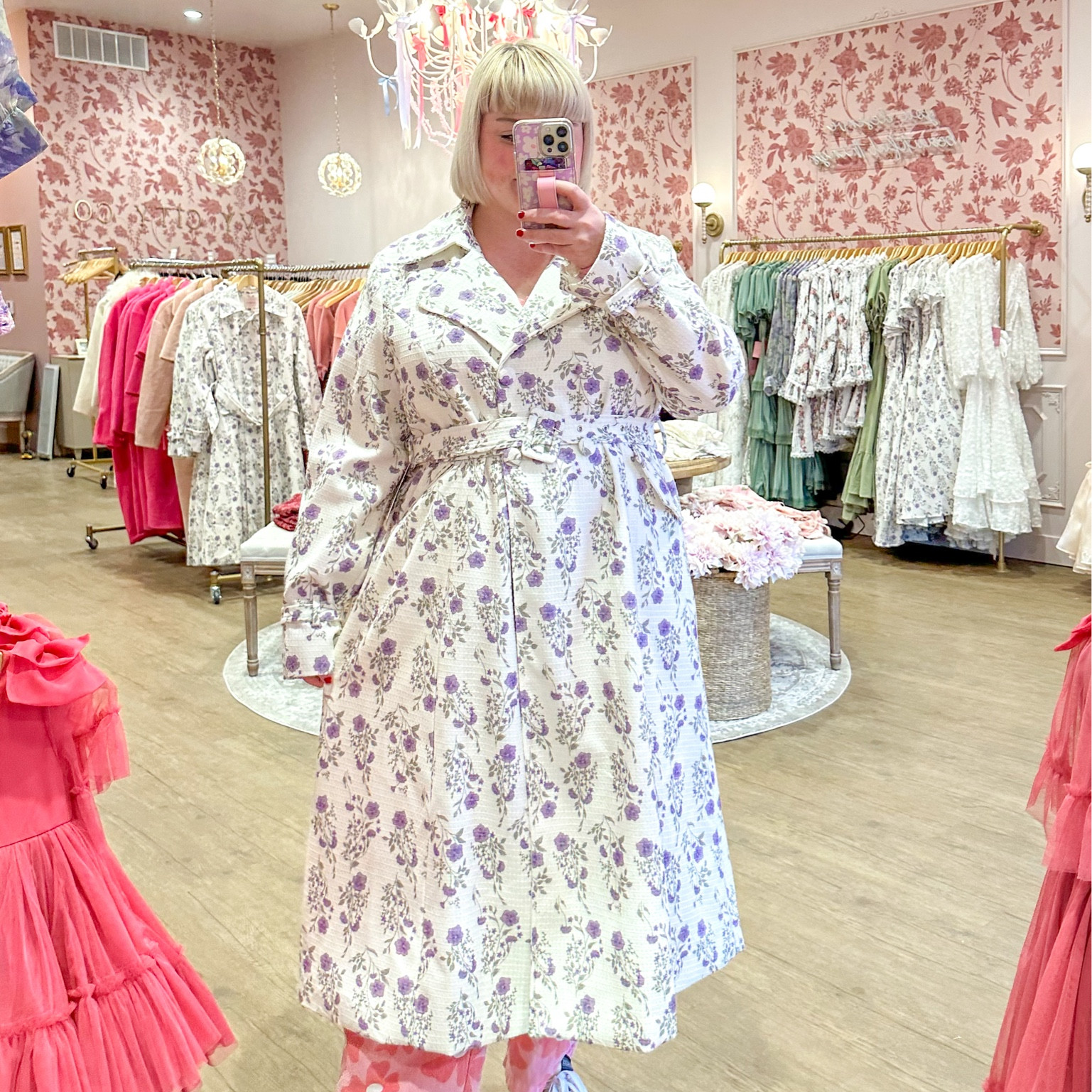 Plus size floral trenchcoat! The cutest lightweight coat for spring. Spring coat, Easter coat, floral trench coat. Comes in sizes XXS-5XL. Perfect oversized fit, I’m wearing size XL!🌸 #trenchcoat #dopaminedressing

#LTKmidsize #LTKplussize #LTKstyletip