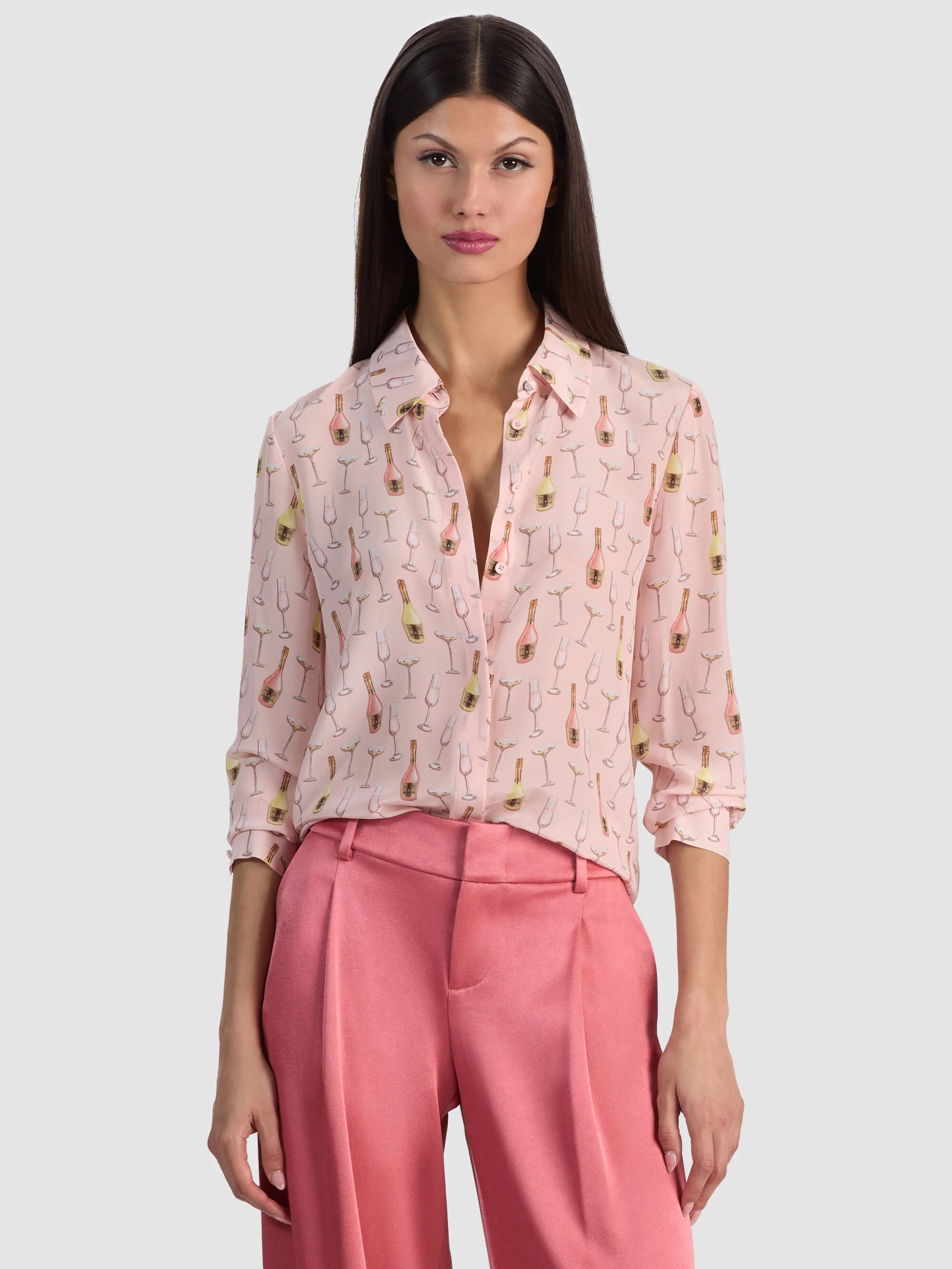 WILLA SILK BLOUSE | Alice + Olivia